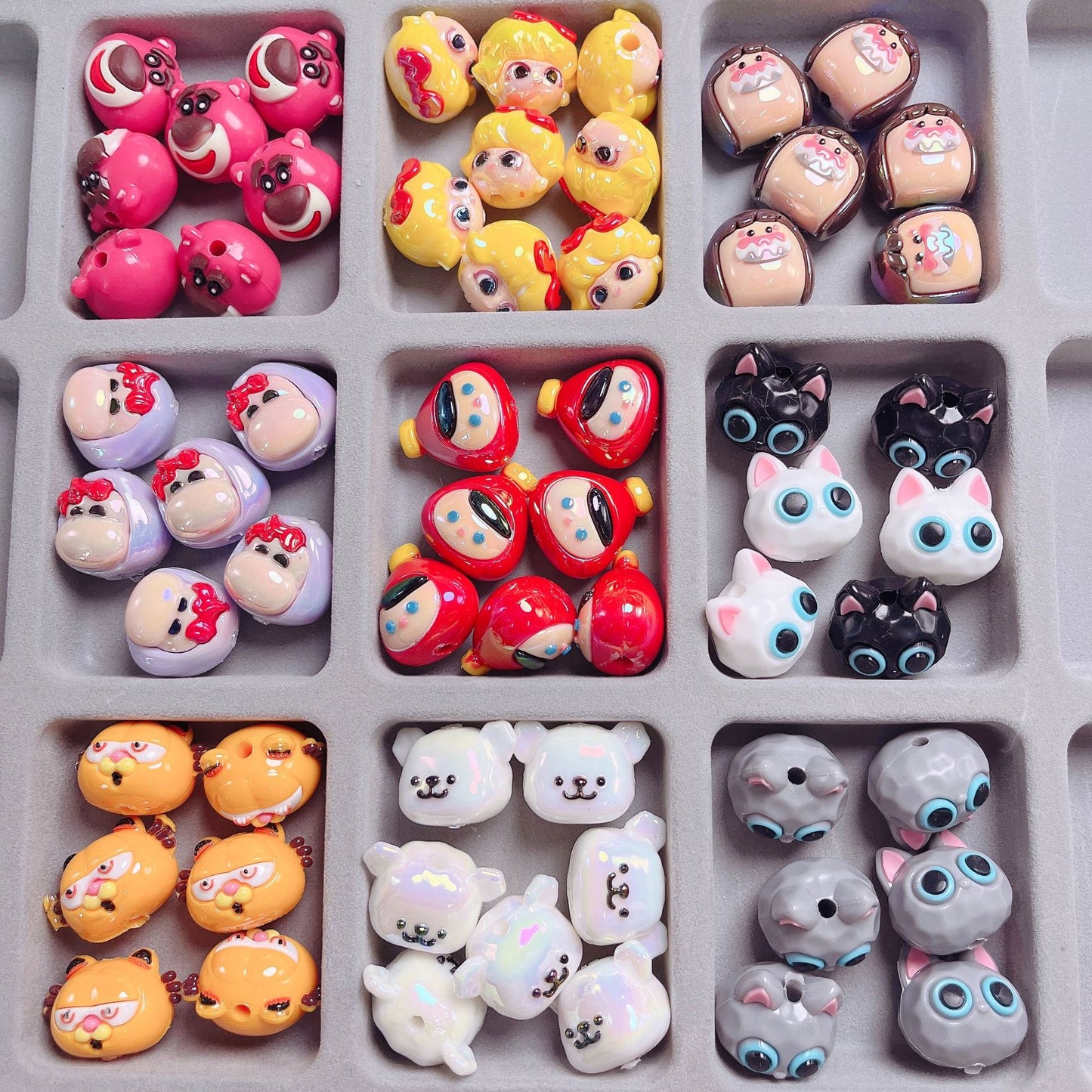 Lucky cartoon beads-Ken shop