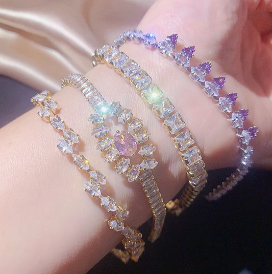 Gorgeous!!! Diamond bracelets-Ken shop