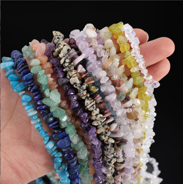 Natural gemstone chips beads--Ken shop