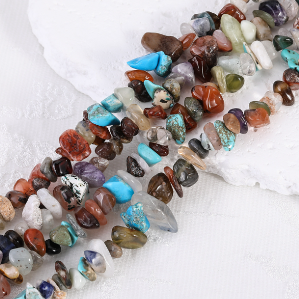 Natural gemstone chips beads--Ken shop