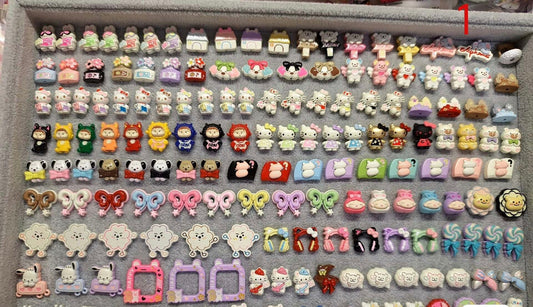 Colourful metal beads with wish fruits -Ken shop