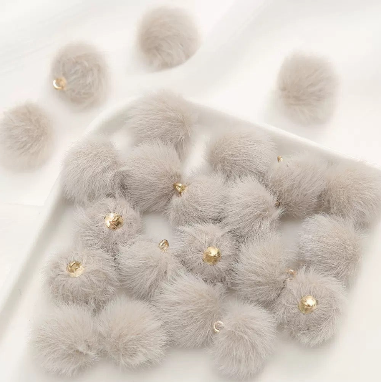 Plush fur beads-Ken shop